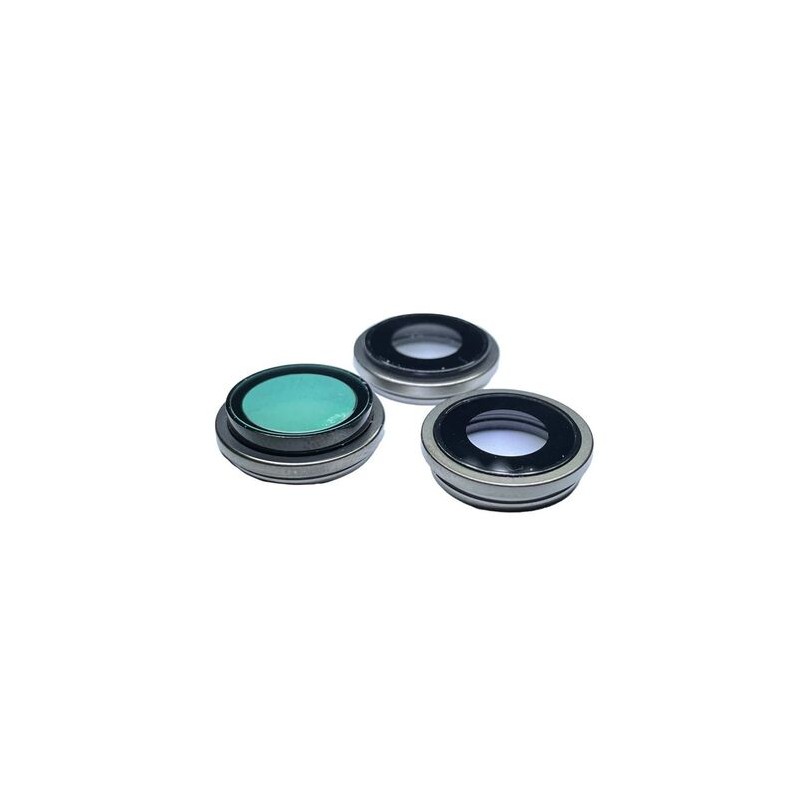 Lentille d'Appareil Photo Arri&egrave;re avec Ch&acirc;ssis pour iPhone 15 Pro Max (Bleu)