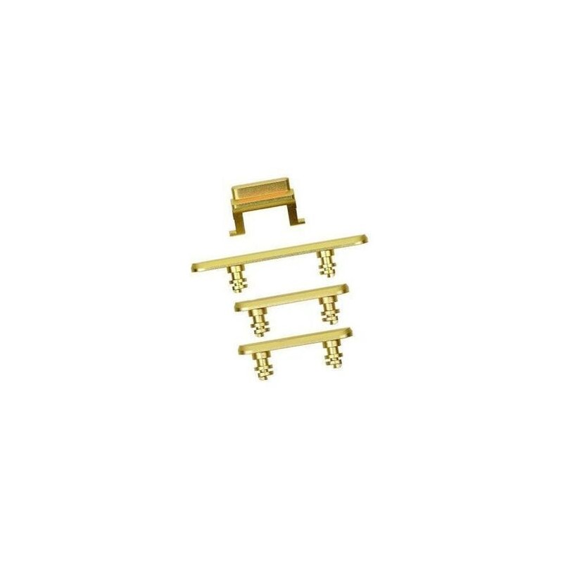 Lot Complet de Boutons Externes pour iPhone 11 (Power / Volume / Vibreur - Jaune)