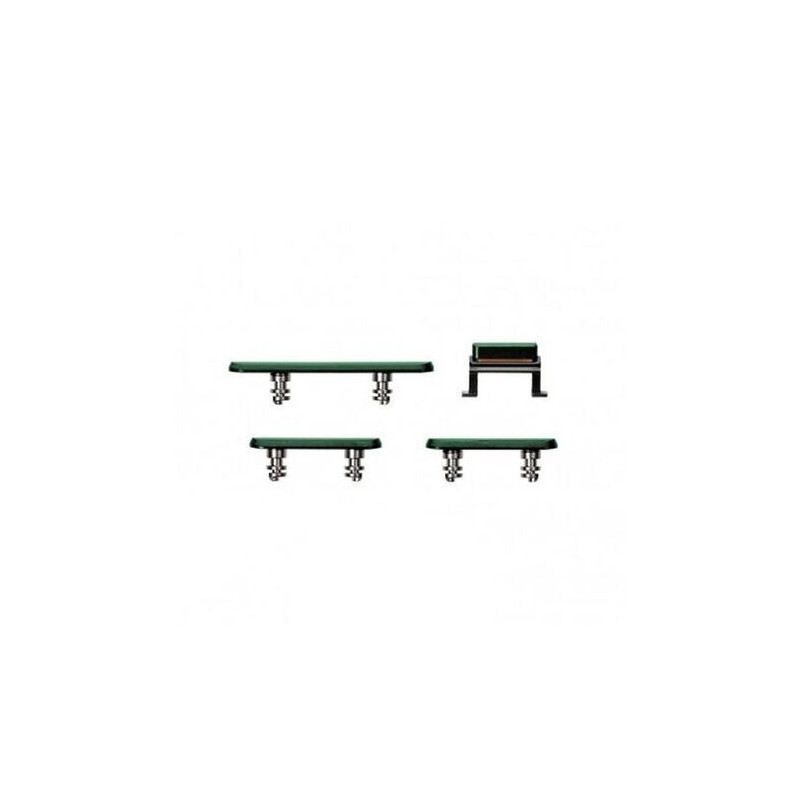 Lot Complet de Boutons Externes pour iPhone 11 Pro Max (Power / Volume / Vibreur - Vert Nuit)