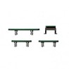 Lot Complet de Boutons Externes pour iPhone 11 Pro Max (Power / Volume / Vibreur - Vert Nuit)