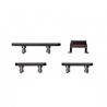 Lot Complet de Boutons Externes pour iPhone 11 Pro Max (Power / Volume / Vibreur - Gris Sid&eacute;ral)