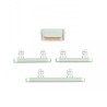 Lot Complet de Boutons Externes pour iPhone 12 Mini (Power / Volume / Vibreur - Blanc)