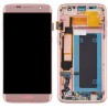 &Eacute;cran Super AMOLED Complet (Tactile + Vitre + Ch&acirc;ssis) pour Samsung Galaxy S7 Edge (Or)
