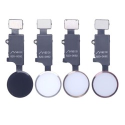 Bouton Home Fonctionnel (Sans Touch ID) pour iPhone 7 / 8 / 7 Plus / 8 Plus (Noir)