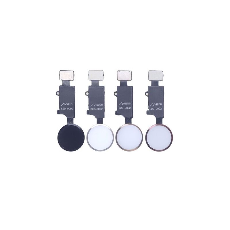 Bouton Home Fonctionnel (Sans Touch ID) pour iPhone 7 / 8 / 7 Plus / 8 Plus (Argent)