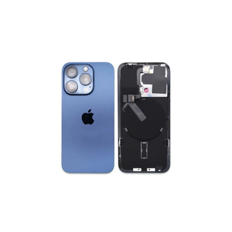 Vitre Arri&egrave;re / Cache Batterie Apple iPhone 15 Pro Max Titane Bleu