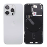 Vitre Arri&egrave;re / Cache Batterie Apple iPhone 15 Pro Max Titane Blanc