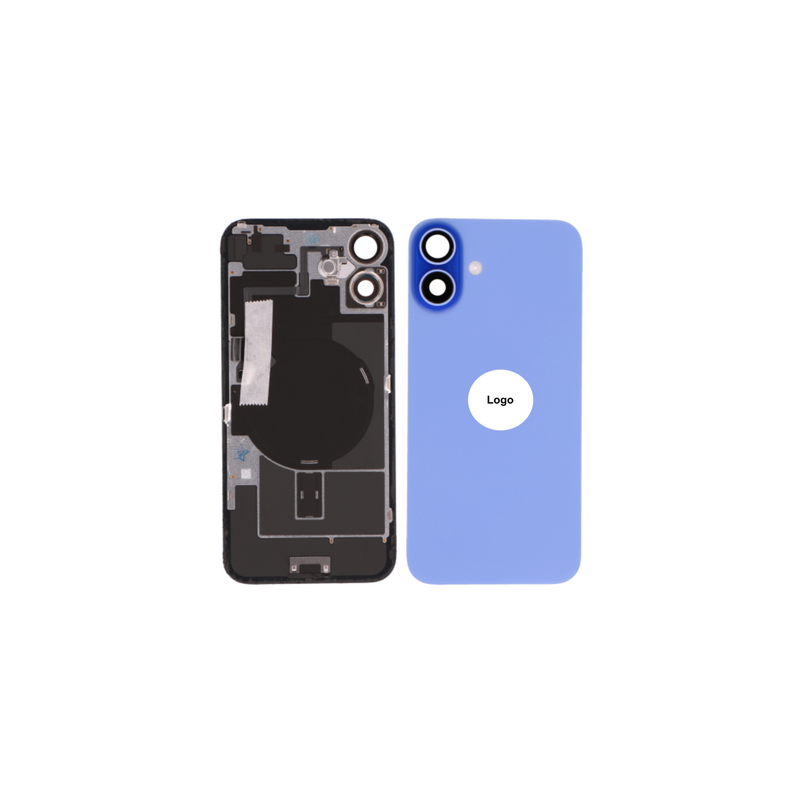 Vitre Arri&egrave;re / Cache Batterie Pour iPhone 16 Bleu Ultramarine (Pulled / Grade A)