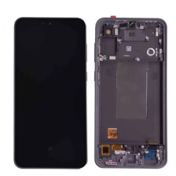 &Eacute;cran Complet OLED avec Ch&acirc;ssis pour Samsung Galaxy A56 5G NOIR