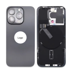 Vitre Arri&egrave;re / Cache Batterie Pour iPhone 16 Pro Noir (Pulled / Grade A)