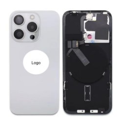 Vitre Arri&egrave;re / Cache Batterie Pour iPhone 16 Pro Blanche (Pulled / Grade A)