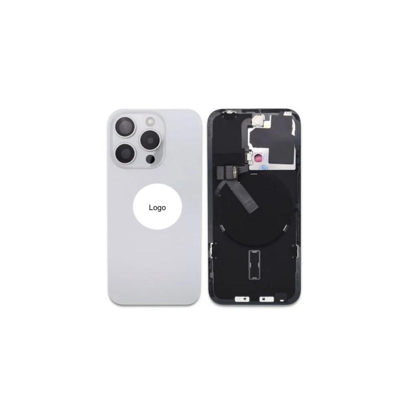 Vitre Arri&egrave;re / Cache Batterie Pour iPhone 16 Pro Blanche (Pulled / Grade A)