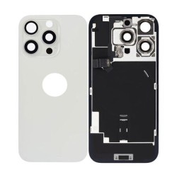 Vitre Arri&egrave;re / Cache Batterie Pour iPhone 16 Pro Max Blanche