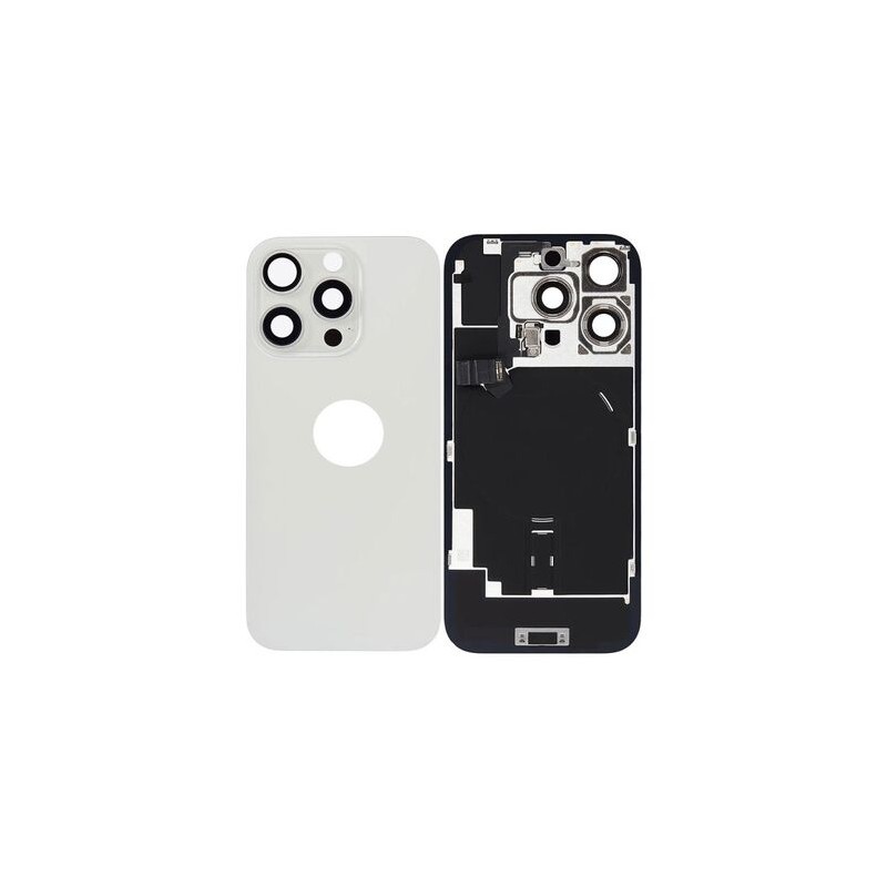 Vitre Arri&egrave;re / Cache Batterie Pour iPhone 16 Pro Max Blanche
