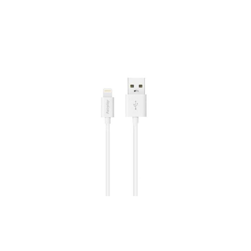 C&acirc;ble Lightning 1m FAIRPLAY Senecio (Blanc)