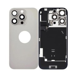 Vitre Arri&egrave;re pour iPhone 16 Pro Max - Titane Naturel