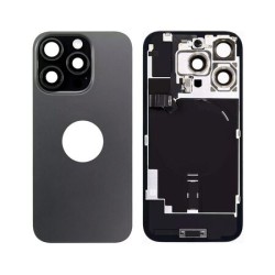 Vitre Arri&egrave;re pour iPhone 16 Pro Max - Noir Titane
