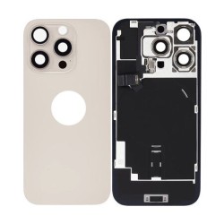 Vitre Arri&egrave;re pour iPhone 16 Pro Max - Titane Sable