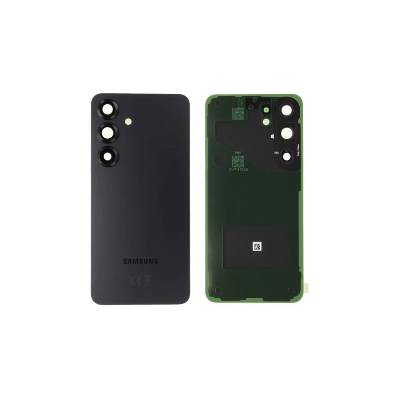 Vitre Arri&egrave;re Compatible pour Samsung Galaxy S25 FE - Noire