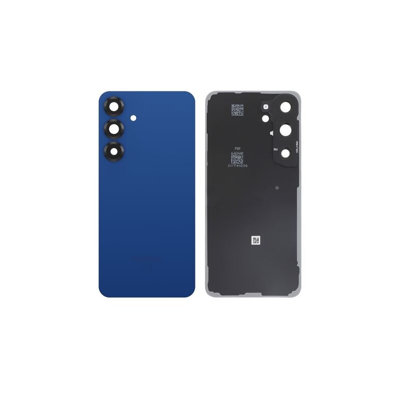 Vitre Arri&egrave;re Compatible pour Samsung Galaxy S25 FE - Bleu Nuit