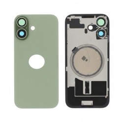Vitre Arri&egrave;re de Remplacement pour iPhone 17 - Vert Sauge (Sans MagSafe)