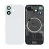 Vitre Arri&egrave;re de Remplacement pour iPhone 17 - Blanc (Sans MagSafe)