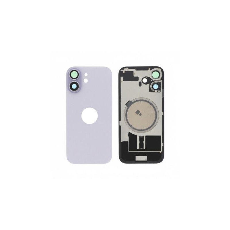 Vitre Arri&egrave;re de Remplacement pour iPhone 17 - Violet Lavande (Sans MagSafe)