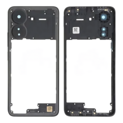 Ch&acirc;ssis Interm&eacute;diaire de Remplacement pour Xiaomi Redmi 13C - Noir