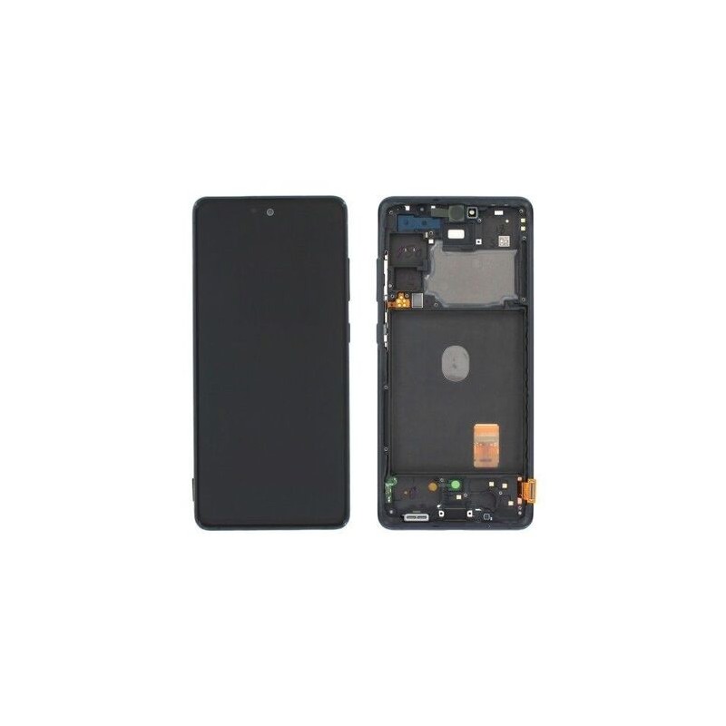 &Eacute;cran Complet Bleu Original Reconditionn&eacute; sur Ch&acirc;ssis pour Galaxy S20 FE 4G / 5G
