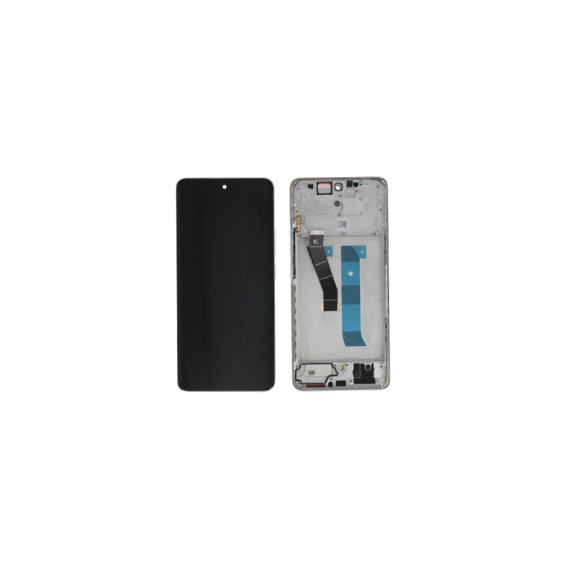 &Eacute;cran Complet d'Origine Reconditionn&eacute; avec Ch&acirc;ssis pour Xiaomi Redmi Note 15 4G - Argent