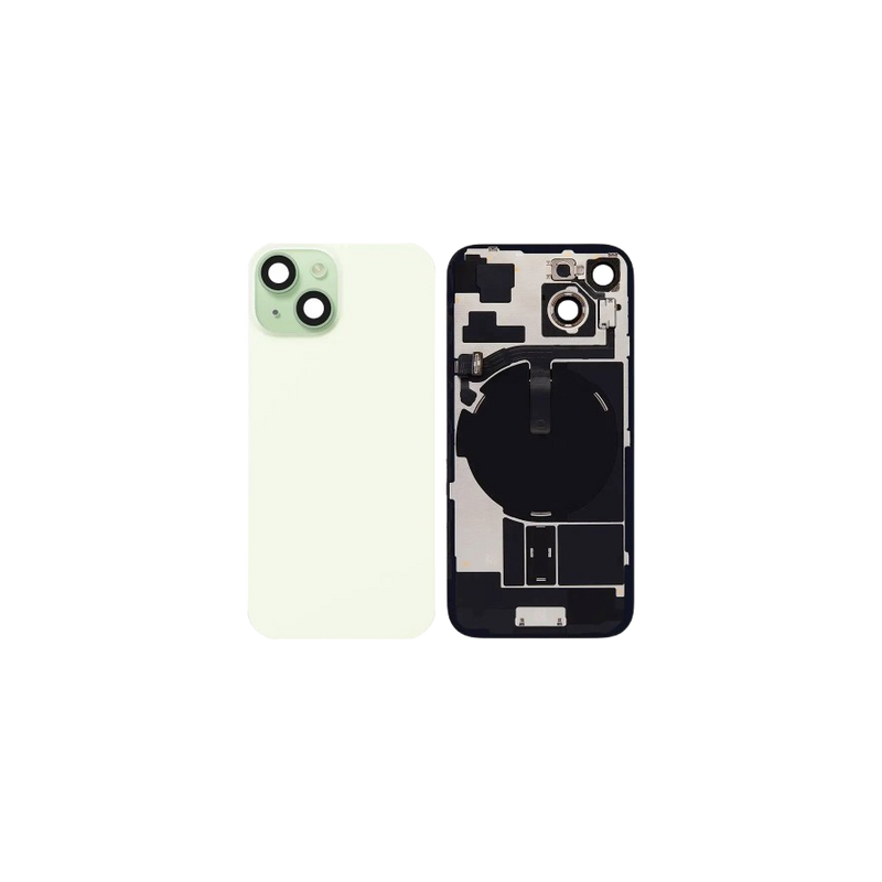 Vitre Arri&egrave;re de Remplacement Compl&egrave;te pour Apple iPhone 15 - Vert