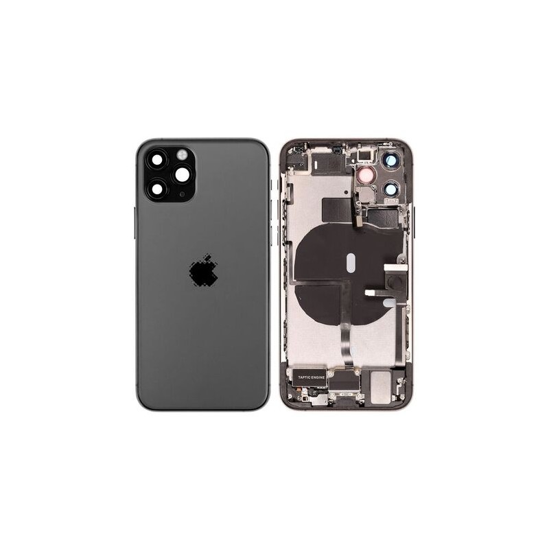 Coque / Ch&acirc;ssis Complet Pr&eacute;-mont&eacute; Avec Nappes iPhone 11 Pro Vert (Grade B)