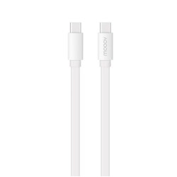 C&acirc;ble USB-C / USB-C plat 3A 60W 1 m - Blanc