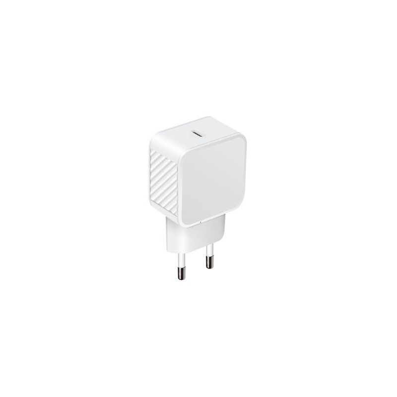 Chargeur secteur 1 USB-C 20W Power Delivery - Blanc