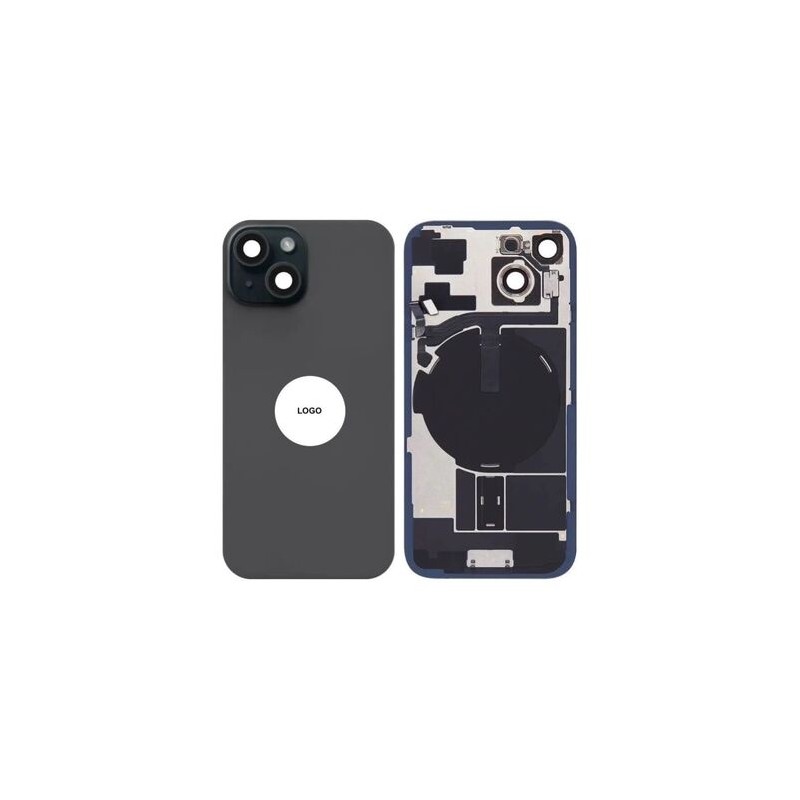 Vitre Arri&egrave;re de Remplacement Face Arri&egrave;re Compatible pour iPhone 15 Noir