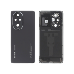 Vitre Arri&egrave;re Compatible pour Honor 200 Pro - Cache Batterie Noir
