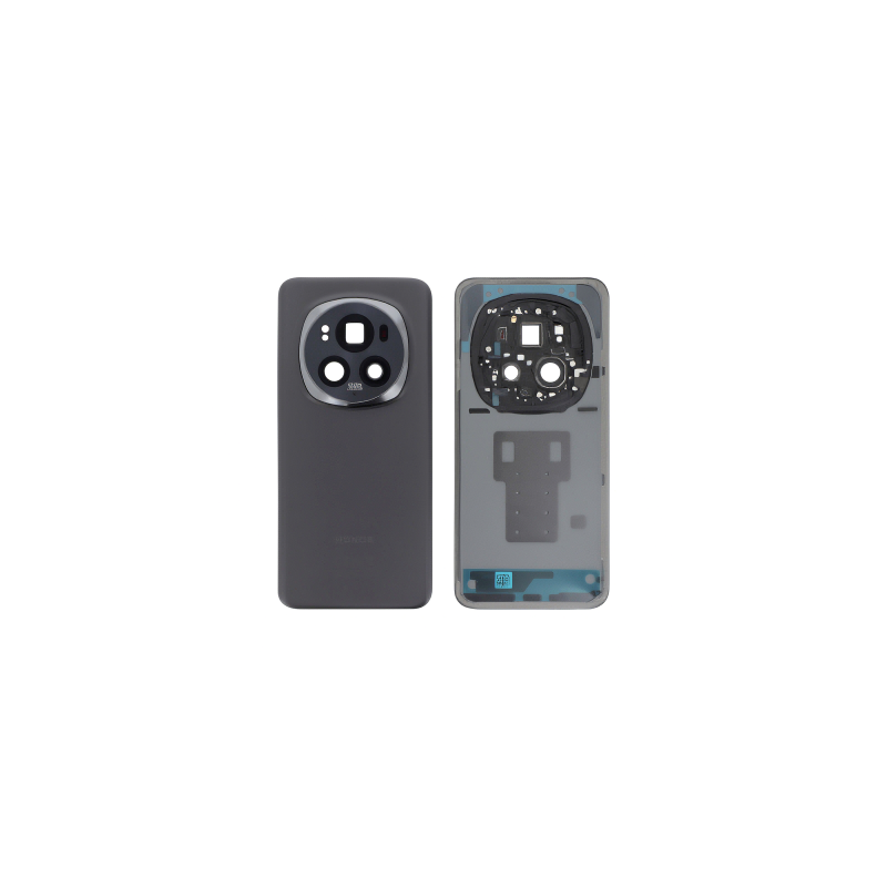 Vitre Arri&egrave;re pour Honor Magic 6 Pro - Cache Batterie Noir