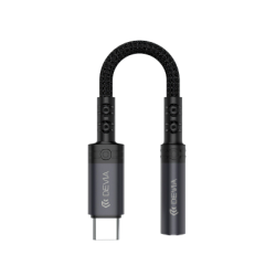 Adaptateur USB-C vers Prise Jack 3.5mm pour Smartphones et Tablettes - Noir