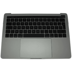 Top Case Apple MacBook Pro Touch Bar Retina 15"" (2018) A1990/MacBook Pro Touch Bar Retina 15"" (2019) A1990 AZERTY Gris Sid&eacute;ral