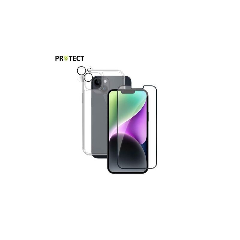 Pack Protection Int&eacute;grale ""Pomme Protect"" Pour iPhone 15 Plus