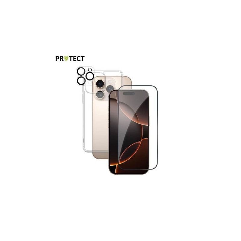 Pack Protection Int&eacute;grale ""Pomme Protect"" Pour iPhone 16 Pro Max
