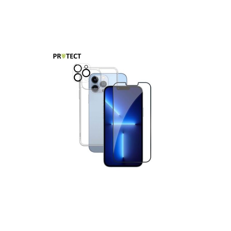 Pack Protection Int&eacute;grale ""Pomme Protect"" Pour iPhone 13 Pro Max