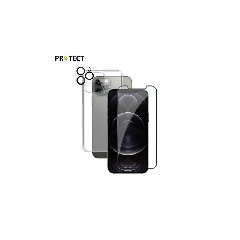 Pack Protection Int&eacute;grale ""Pomme Protect"" Pour iPhone 12 Pro