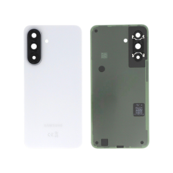 Vitre Arri&egrave;re Originale pour Samsung Galaxy A34 5G - Cache Batterie Blanc avec Adh&eacute;sif