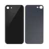 Vitre Arri&egrave;re Compatible iPhone 8 Noir (Large Hole)