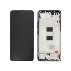 &Eacute;cran Complet Noir d'Origine Reconditionn&eacute; sur Ch&acirc;ssis pour Xiaomi Redmi Note 14 5G