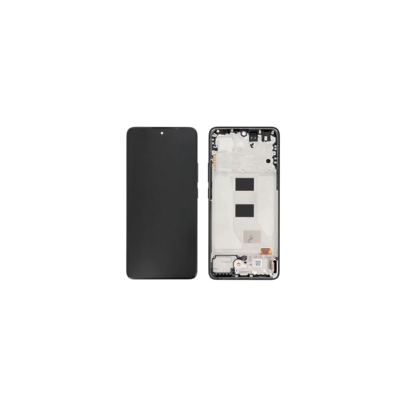 &Eacute;cran Complet Noir d'Origine Reconditionn&eacute; sur Ch&acirc;ssis pour Xiaomi Redmi Note 14 5G