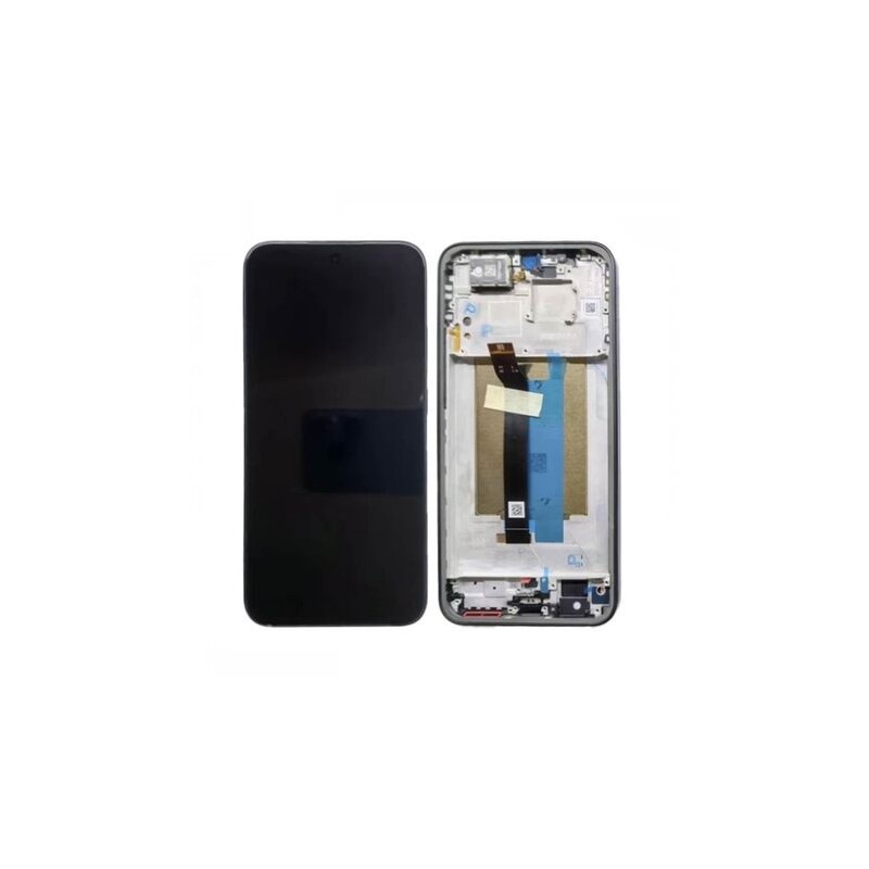 &Eacute;cran Original pour Xiaomi Redmi Note 15 Pro 5G - Bloc &Eacute;cran Noir avec Ch&acirc;ssis