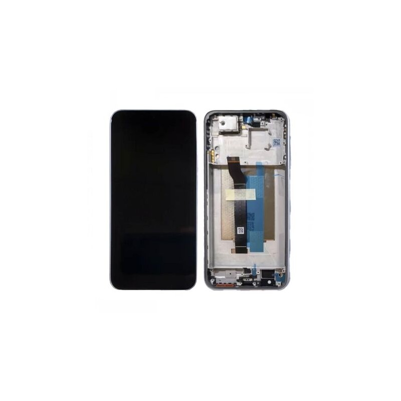 &Eacute;cran Original pour Xiaomi Redmi Note 15 Pro 5G - Bloc &Eacute;cran Bleu avec Ch&acirc;ssis