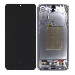 &Eacute;cran Original Samsung Galaxy S25 FE (Service Pack) Blanc avec Ch&acirc;ssis